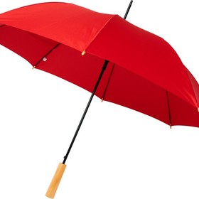 23-дюймовый автоматический зонт Alina из переработанного ПЭТ-пластика, красный