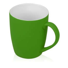 Кружка с покрытием soft-touch “Tulip Gum”, зеленое яблоко (P)