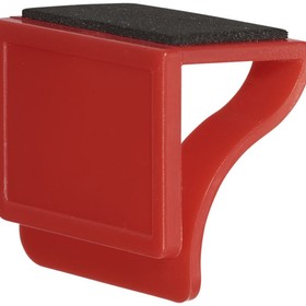 Блокировщик камеры с мягкой стороной, предназначенной для очистки монитора, красный