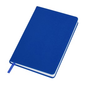 Бизнес-блокнот C2 софт-тач, твердая обложка, 128 листов, синий