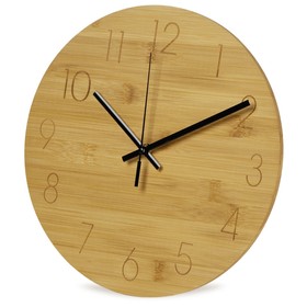 Настенные часы из бамбука 