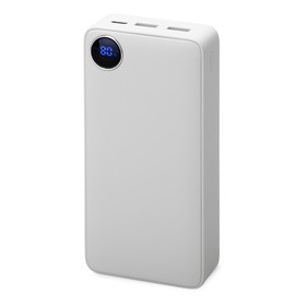 Внешний аккумулятор «Mild Pro» c быстрой зарядкой QC/PD, 20 000 mAh, белый