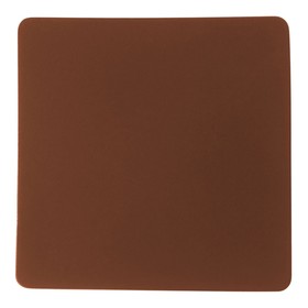 ПАТЧ КВАДРАТ soft-touch (коричневый ) 5,5 х 5,5 см