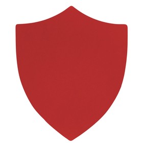ПАТЧ ЩИТ soft-touch (красный) 6,6 х 5,5 см