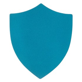 ПАТЧ ЩИТ nubuk (голубой) 6,6 х 5,5 см