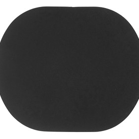 ПАТЧ ОВАЛ soft-touch (чёрный) 6,0 х 5,0 см