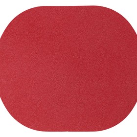 ПАТЧ ОВАЛ nubuk (красный) 6,0 х 5,0 см