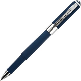 Ручка пластиковая шариковая «Monaco», 0,5мм, синие чернила, темно-синий navy/серебристый