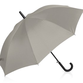 Зонт-трость Reviver с куполом из переработанного пластика, бежевый