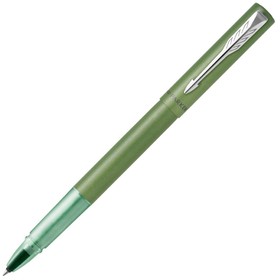 Ручка-роллер Parker Vector XL Green CT, цвет чернил black, стержень: F, в подарочной упаковке.