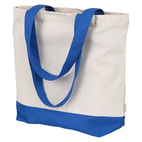 Сумка для шоппинга Cotton из переработанного хлопка 280 г, синий