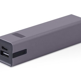 Внешний аккумулятор «Rail», 5000 mAh, темно-серый