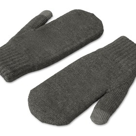 Варежки «Dunant», темно-серый меланж