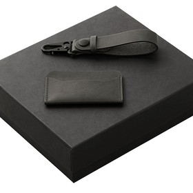 Подарочный набор Long River: картхолдер, ремешок для ключей (без лого Long River)