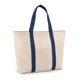 VILLE. Сумка из 100% хлопка канва, Синий