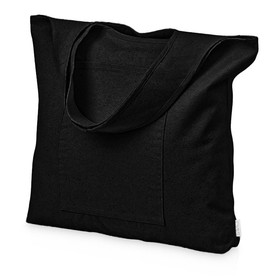 Сумка-шоппер Vest из хлопка 340 г/м2, черный