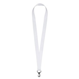 Ланъярд 2 см под сублимацию с трендовым карабином, черный