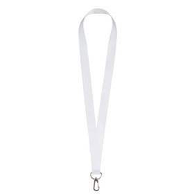 Ланъярд 2 см под сублимацию с трендовым карабином, серебристый