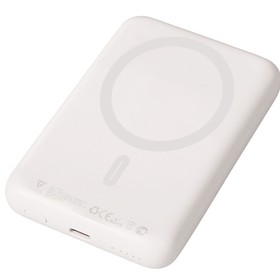 Магнитный внешний беспроводной аккумулятор «Polarix», QC/PD, 10000 мАч, слоновая кость