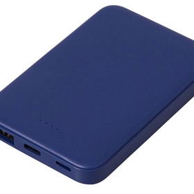 Внешний аккумулятор «Simp», 5000 мАч, темно-синий