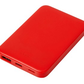 Внешний аккумулятор «Simp», 5000 мАч, красный
