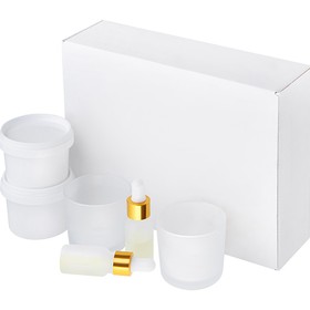 Набор для создания 2-х ароматических свечей: имбирный пряник, рождественская елка (без лого LM)