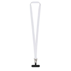 Ланъярд 2,5 см под сублимацию с большим карабином и узким держателем для телефона из ПЭ