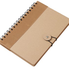 Крафтовый блокнот А5 в твердой обложке 