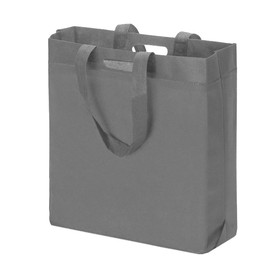 Сумка для покупок из спанбонда Ambit, 380*120*400 с ручкой 550/30 мм, графитовый