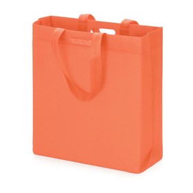 Сумка для покупок из спанбонда Ambit, 380*120*400 с ручкой 550/30 мм, оранжевый