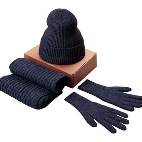 Подарочный набор  «Nordend», темно-синий меланж