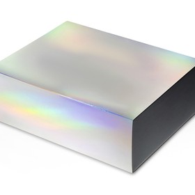 Подарочная коробка с голографическим шубером без печати 