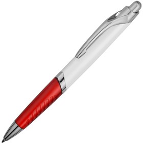 Ручка шариковая «Призма», белый/красный
