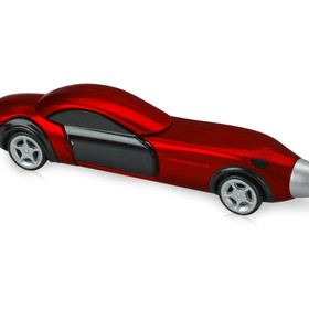 Ручка шариковая «Сан-Марино» в форме автомобиля с открывающимися дверями и инерционным механизмом движения, красная