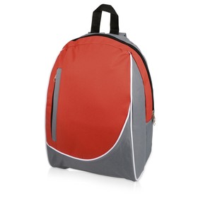 Рюкзак «Джек», серый/красный