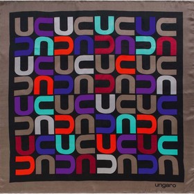 Платок шелковый Ungaro модель «Monogramma»