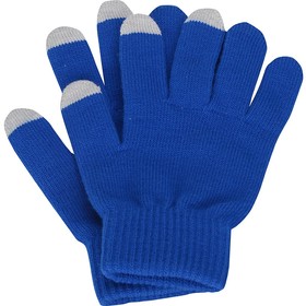 Перчатки для сенсорного экрана, синий, размер L/XL