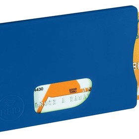 Защитный RFID чехол для кредитной каты, ярко-синий