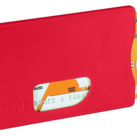 Защитный RFID чехол для кредитной каты, красный