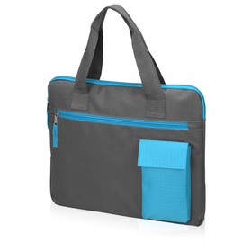 Конференц сумка «Session», серый/голубой