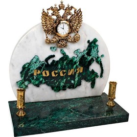 Часы Россия, зеленый/золотистый