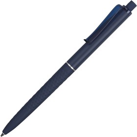 Ручка пластиковая soft-touch шариковая «Plane», темно-синий