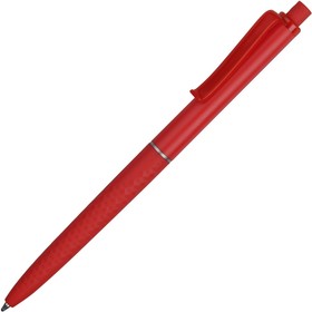 Ручка пластиковая soft-touch шариковая «Plane», красный