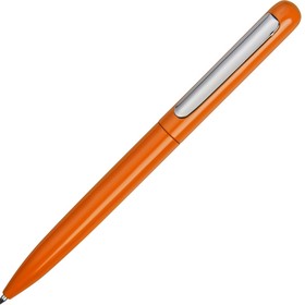 Ручка металлическая шариковая «Skate», оранжевый/серебристый