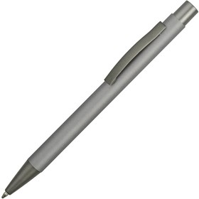 Ручка металлическая soft touch шариковая «Tender» с зеркальным слоем, серебристый/серый