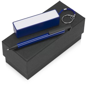 Подарочный набор Kepler с ручкой-подставкой и зарядным устройством, синий