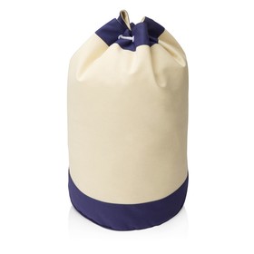 Рюкзак-мешок «Indiana» хлопковый, 180гр, натуральны/синий