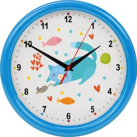 Часы настенные разборные «Idea», голубой