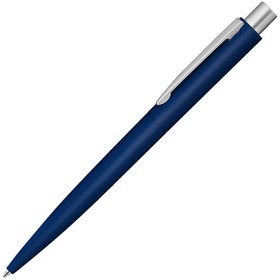 Ручка шариковая металлическая «LUMOS» soft-touch, темно-синий