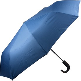 Складной зонт полуавтоматический, синий